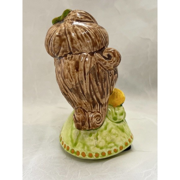 Josef Originals November Birthday Girl Figurine Big Eyes Green Dress - Picture 3 of 6